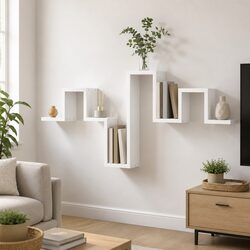 Engineered Wood Wall Shelf 104.5x10x43 cm Storage Unit