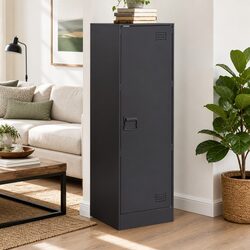 Storage Cabinet Sideboard in Black 34.5x39x107 cm