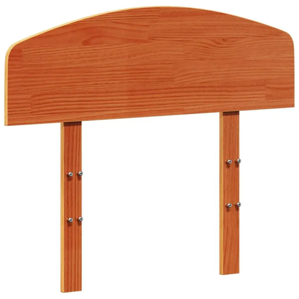 Solid Wood Headboard Back Support 100 cm Brown
