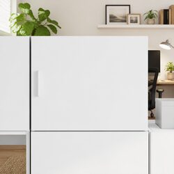 Engineered Wood Floating Wall Cabinet with Storage