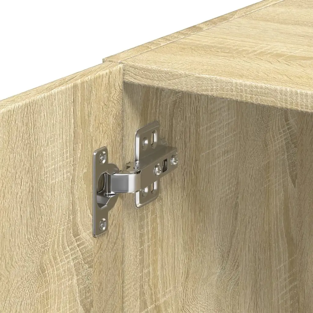 Wall Cabinet Brown Engineered Wood 50 x 42.5 x 40 cm Floating Storage Unit