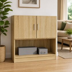 Wall-Mounted Sonoma Oak Cabinet 80x42.5x40cm