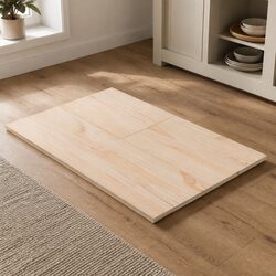 Rectangular Solid Pine Wood Table Top 70x35 cm Brown