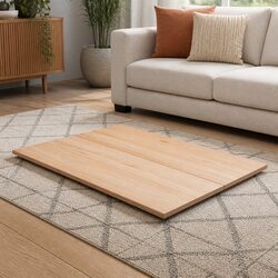 Solid Pine Table Top 90x45x1.7cm Brown - Durable and Versatile