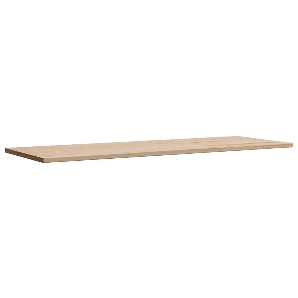 Rectangular Table Top Solid Pine Wood Rustic Brown 110x40cm