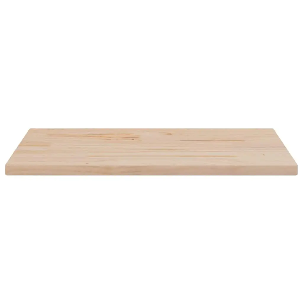 Solid Wood Table Top Rustic 80x40cm Brown Pine Replacement Dining Furniture