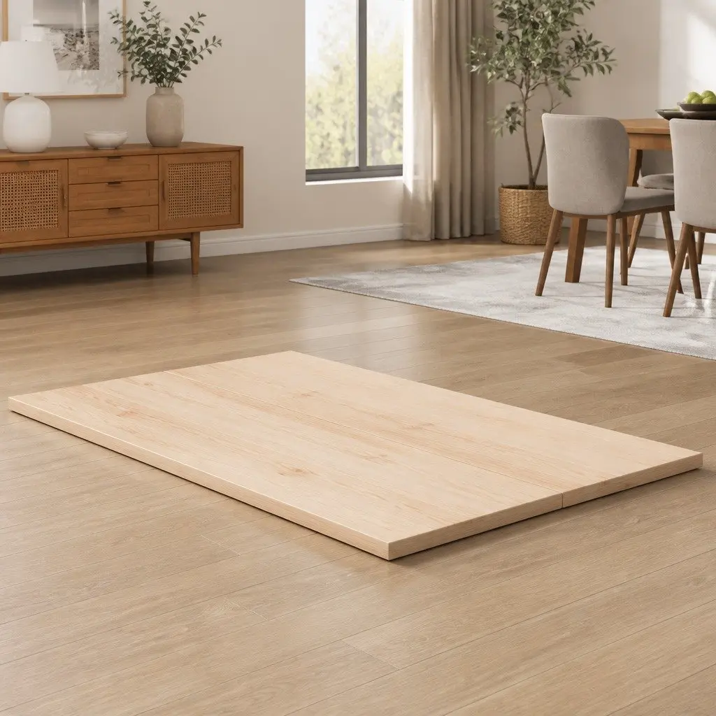 Rectangular Wooden Table Tops Solid Pine Wood Replacement 80x53cm Brown 3 Piece