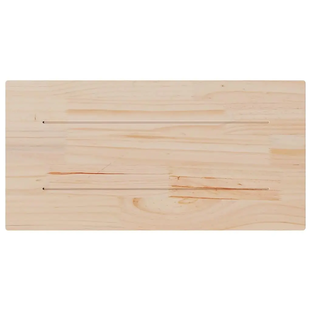 Wooden Table Tops Rustic Solid Pine 90x45cm Brown 4 Piece