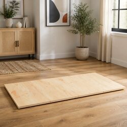 Rectangular Brown Table Tops 100x50cm Solid Pine Wood Set of 4