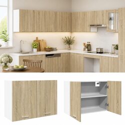 Engineered Wood Wall-Mounted Cabinet for Kitchen Storage