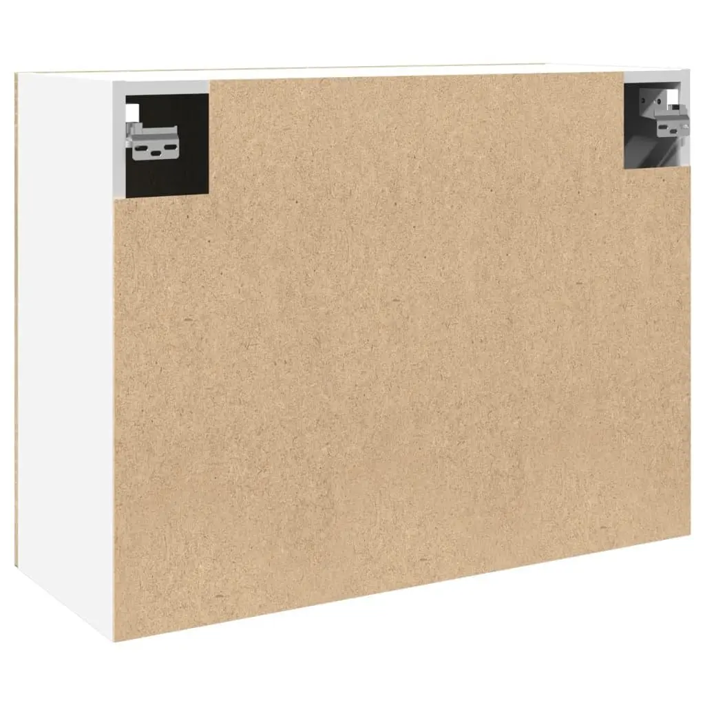 Wall Mount Kitchen Cabinet Space-Saving Engineered Wood Brown 80x31x60 cm