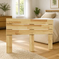 120 cm Oak Brown Headboard with Sturdy Support