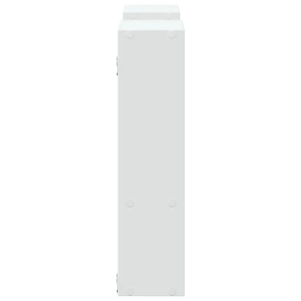 Wall Shelf Space-Saving White Engineered Wood 99x15x60cm