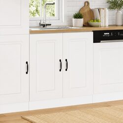 Engineered Wood Sink Base Cabinet with Adjustable Feet