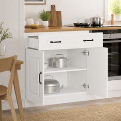 Engineered Wood Kitchen Base Cabinet with Adjustable Feet