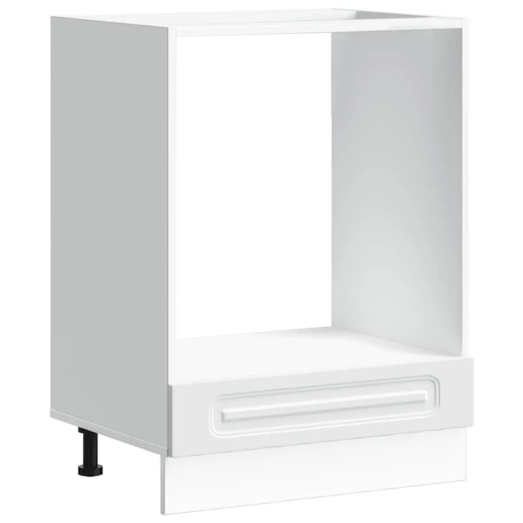 Kitchen Cabinet Adjustable Feet White Engineered Wood Storage Unit