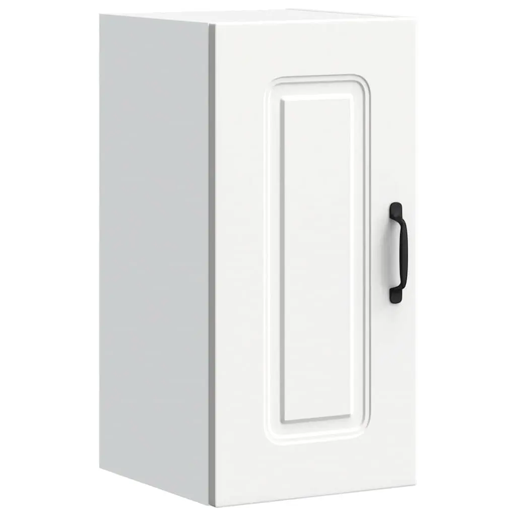 Kitchen Wall Cabinet Engineered Wood Storage White