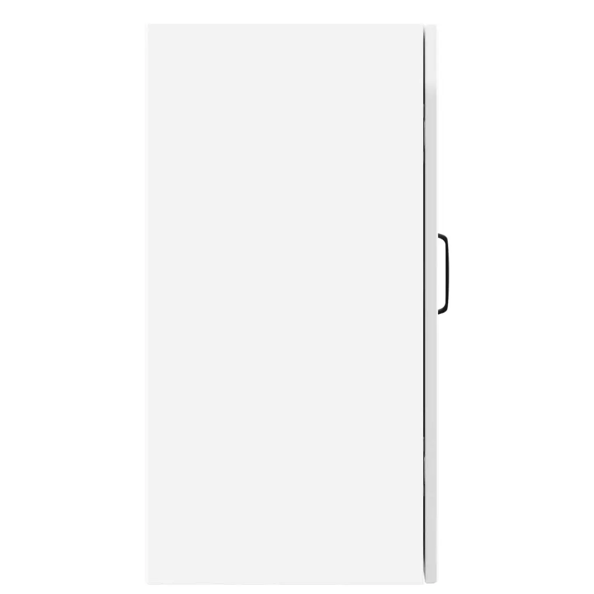 Kitchen Cabinet Engineered Wood High Gloss White Storage Wall Unit
