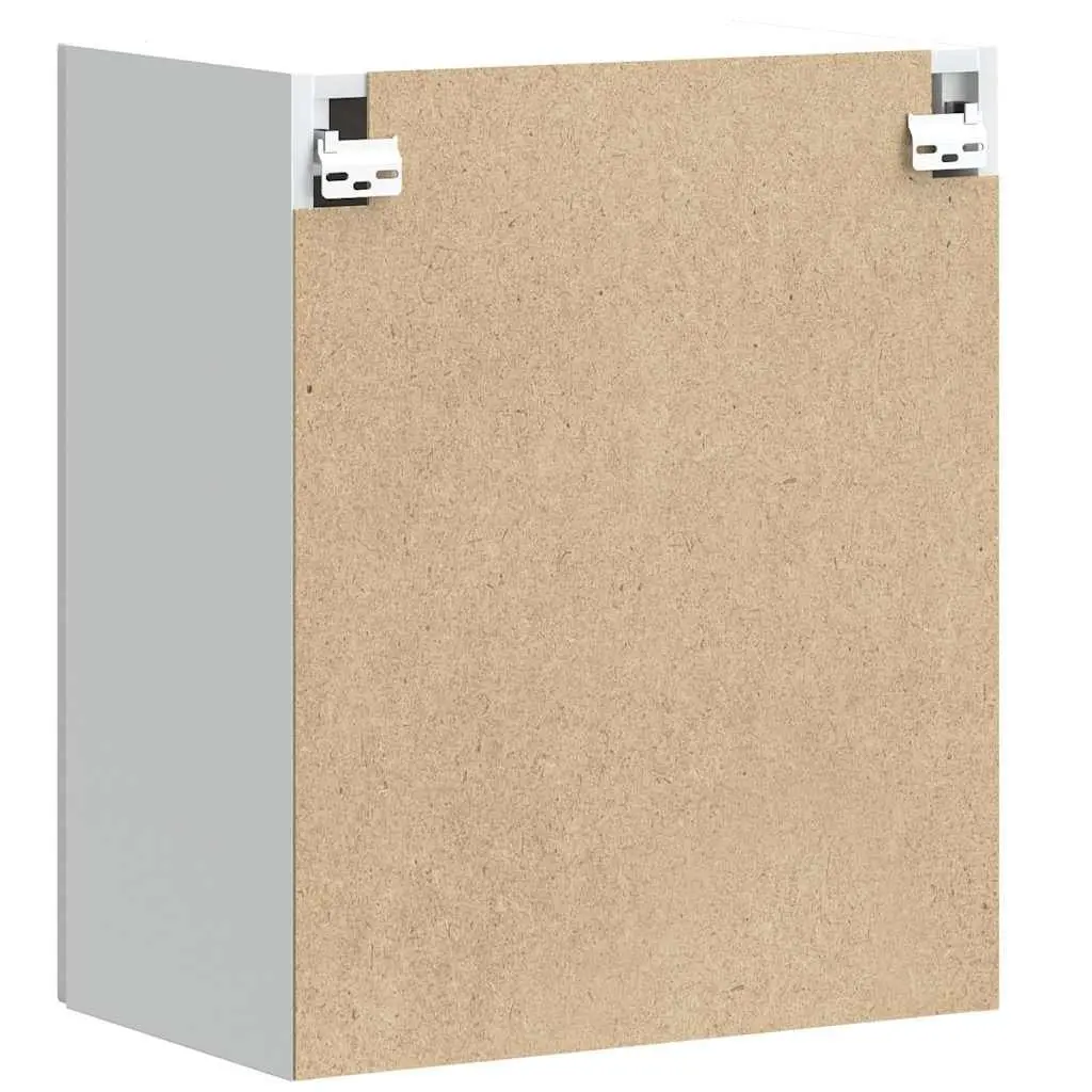 Kitchen Cabinet Organiser White Engineered Wood with Door