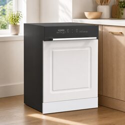 60x1.5x57 cm Engineered Wood Dishwasher Panel in White