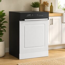White High Gloss Dishwasher Panel Kitchen Cabinet Door