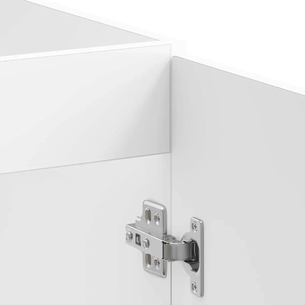 Kitchen Cabinet Engineered Wood Storage White