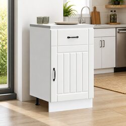 Engineered Wood Kitchen Base Cabinet with Adjustable Feet
