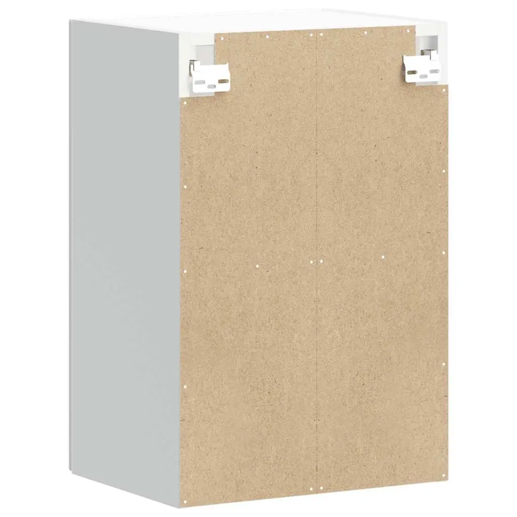 Kitchen Cabinet Wall Mounted Storage White High Gloss Glass Door