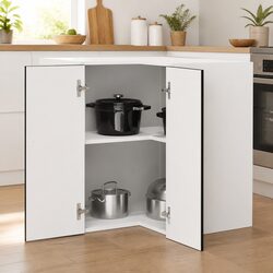 Engineered Wood Wall-Mounted Kitchen Corner Cabinet