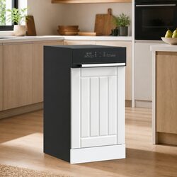 Engineered Wood Dishwasher Cover Panel in White