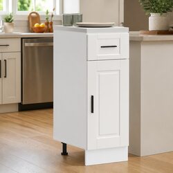 Engineered Wood Kitchen Base Cabinet with Adjustable Feet