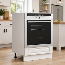 Engineered Wood Kitchen Oven Cabinet with Storage Space