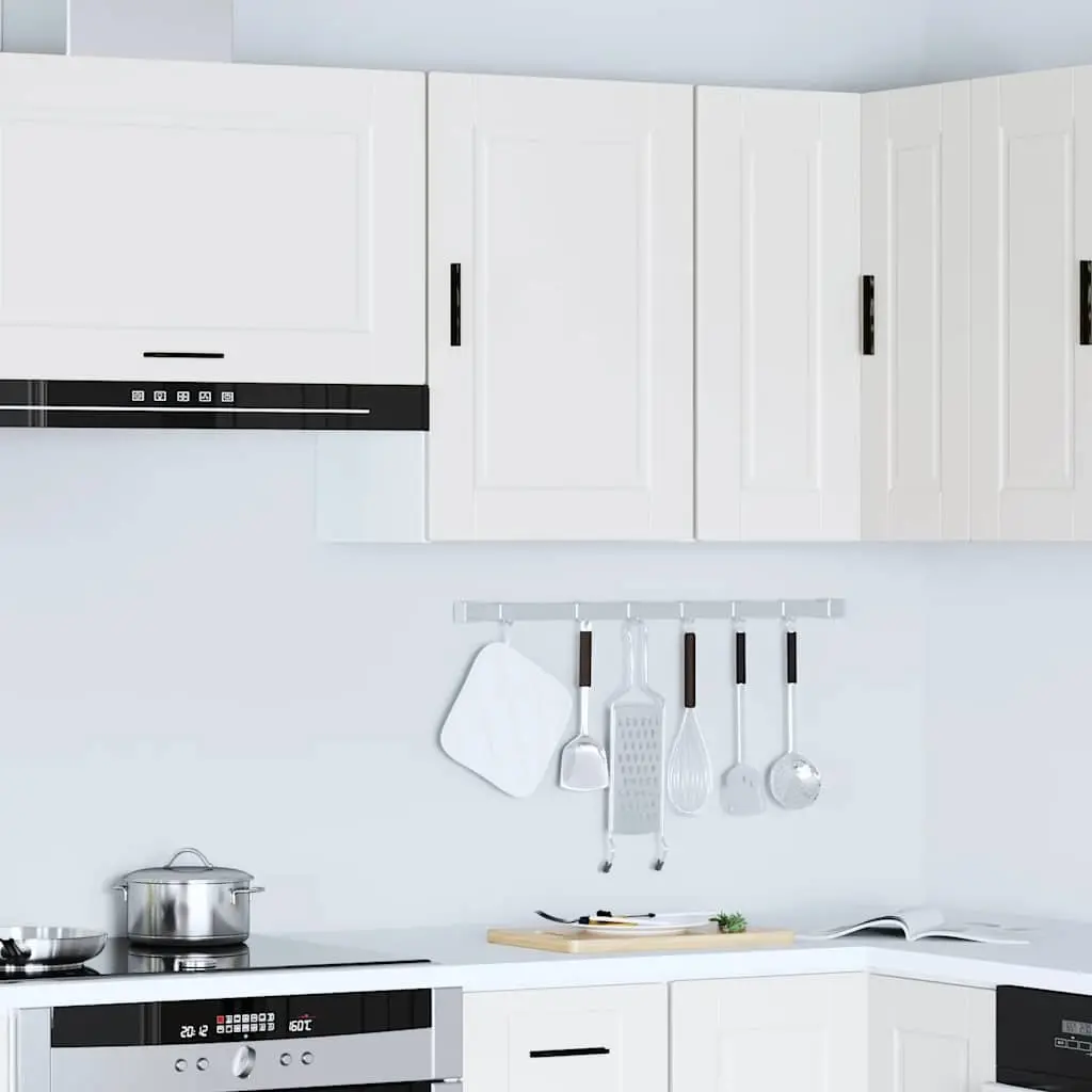 Kitchen Cabinet Wall Mounted Storage Cupboard Engineered Wood White