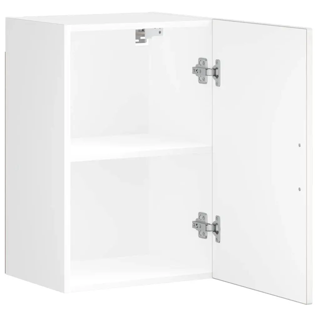 Kitchen Cabinet Wall Mounted Storage Cupboard Engineered Wood White