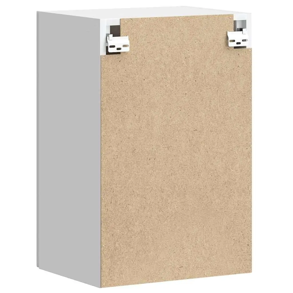 Kitchen Cabinet Wall Mounted Storage Cupboard Engineered Wood White