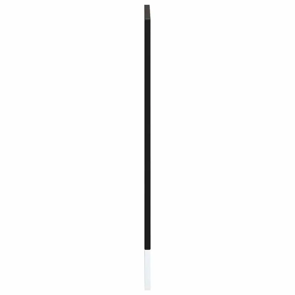 Dishwasher Panel Durable Engineered Wood 60x1.5x57cm Black