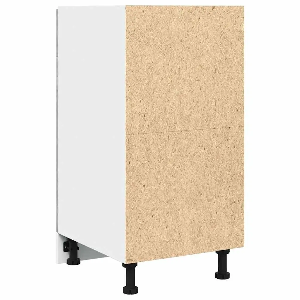 Kitchen Cabinet Storage Unit Grey 1 Drawer 2 Compartments