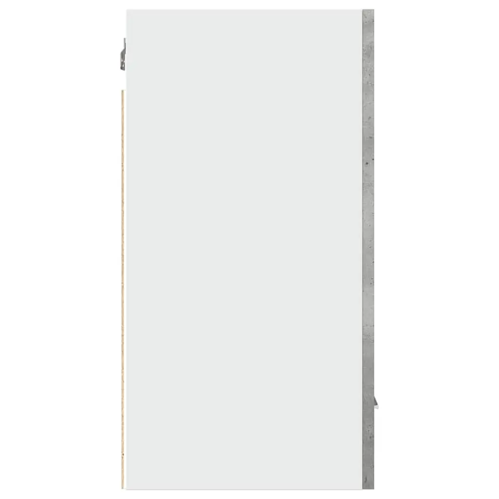 Wall-Mounted Kitchen Cabinet Space-Saving Grey Engineered Wood 30x31x60cm