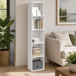 Engineered Wood Bookcase with Open Shelves 40x30x189 cm