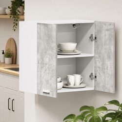 60x31x60cm Grey Engineered Wood Kitchen Wall Cabinet