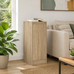 Engineered Wood Sideboard Storage Cabinet in Brown
