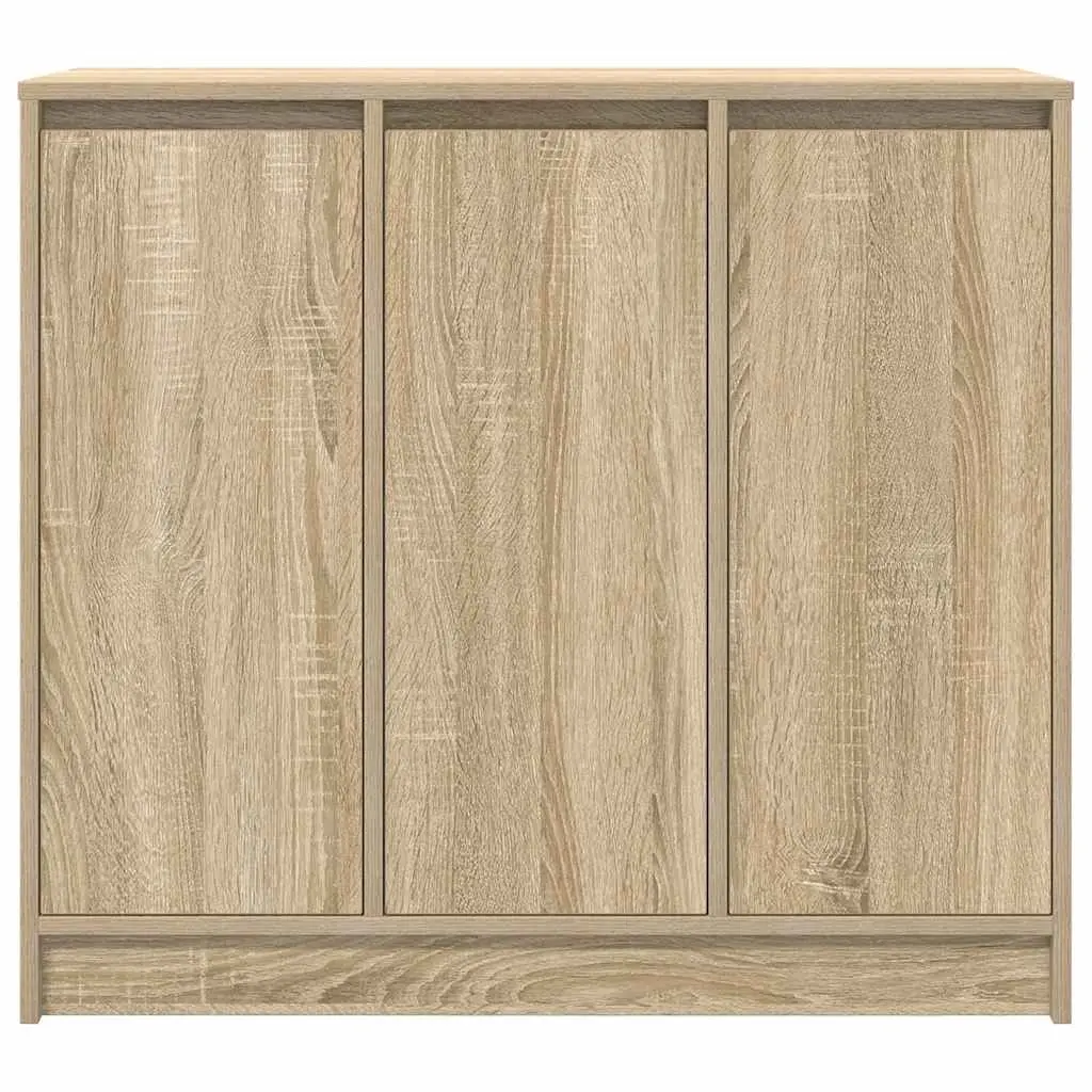 Sideboard with enclosed storage feature 85x34x76 cm Sonoma Oak Brown