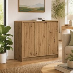 Buffet Sideboard Storage Cabinet Engineered Wood 85x34x76cm