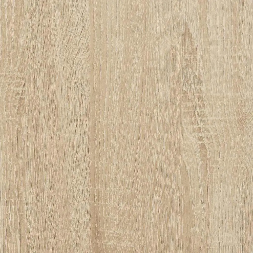 Storage Cabinet with Drawer Brown Engineered Wood Sonoma Oak Buffet Sideboard