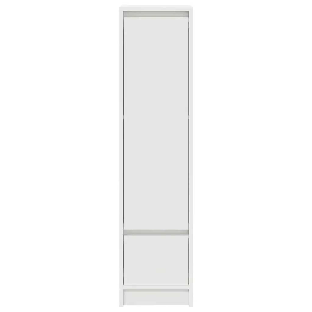 Highboard Storage Cabinet Engineered Wood Ample Storage Space White