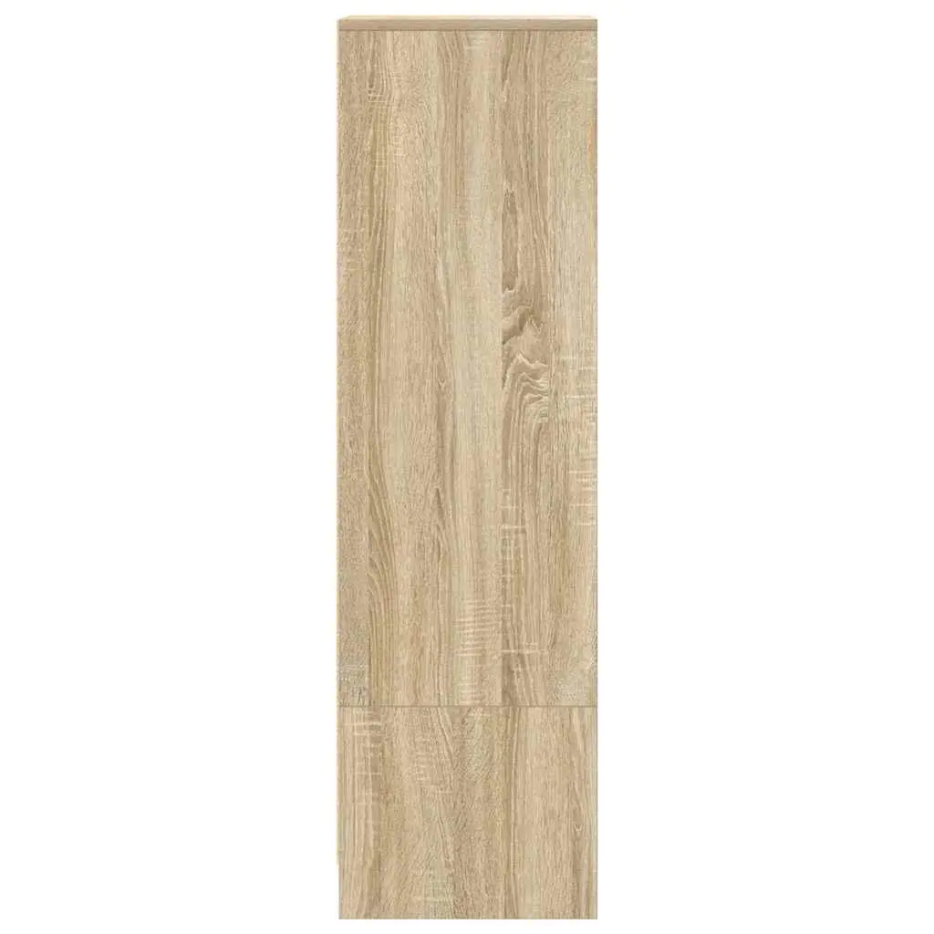 Storage Cabinet Engineered Wood Brown Highboard 295W x 340D x 1195H cm