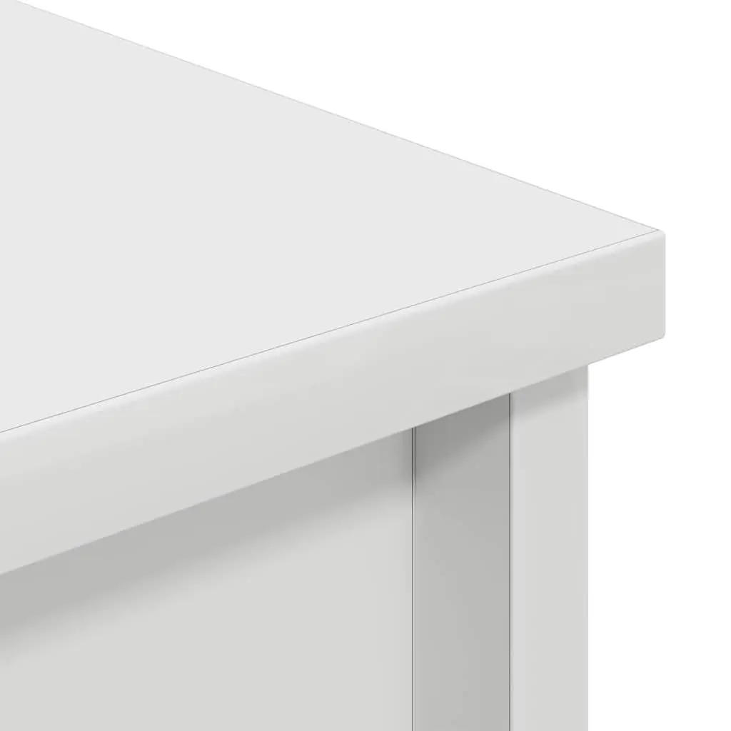 Highboard Storage Cabinet Engineered Wood Easy to Clean 37.5L x 35W x 180H cm White