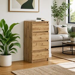 Engineered Wood Storage Cabinet Dimensions and Features