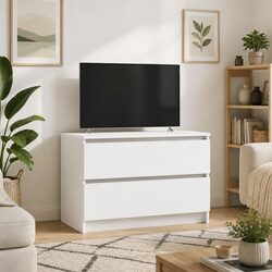 Engineered Wood TV Cabinet with Ample Storage