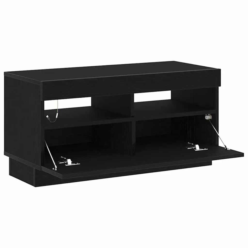 TV Cabinet Modern Storage Unit 80 x 35 x 40 cm Black